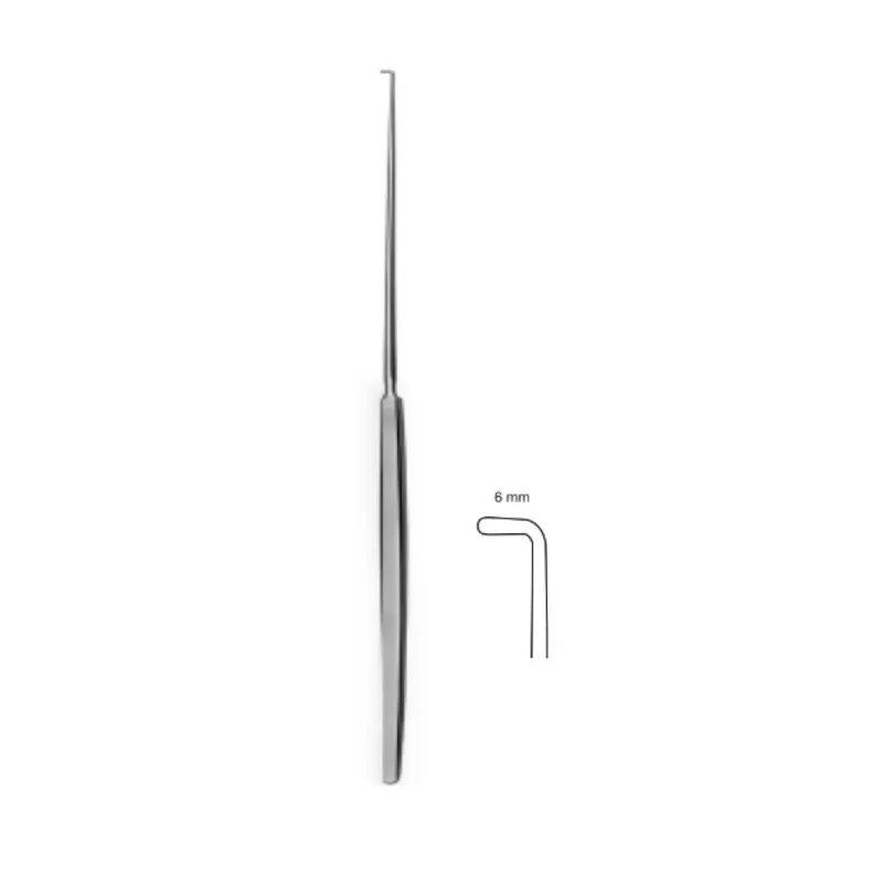 Ganchos cushing para nervios de 6 mm, long.28 cm, 11".