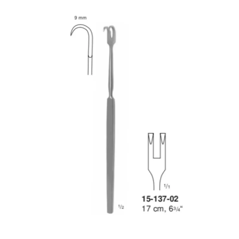 Separador , 2 ganchos agudos de 9 mm, long. 17 cm, 6 3/4".