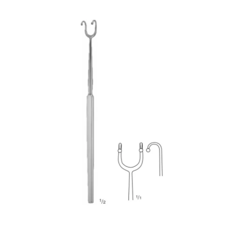 Separador fomon doble abotonado para las coanas, long 16 cm, 6 1/4".
