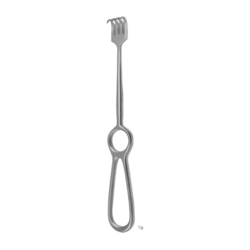 Separador volkmann agudo, 4 dientes, 10 x 18 mm (axb), long. 22.5 cm, 9"