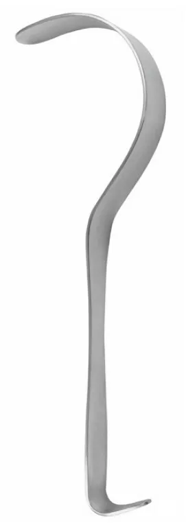 Separador deaver , valva de 55x25 mm (axb), long. 23 cm, 8 9".