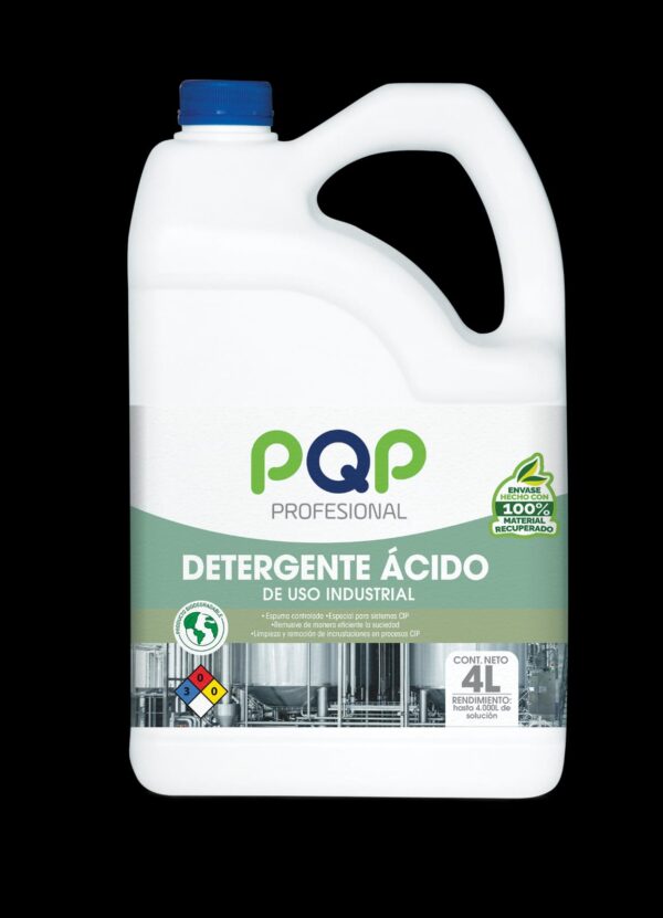 detergente liquido acido PQP profesional 4lt