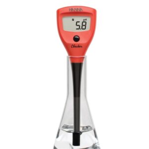 PHMETRO DE BOLSILLO. PRECISION +/- 0.2, COMPENSACIÓN MANUAL DE TEMPERATURA (CHECKER1). INCLUYE BUFFER